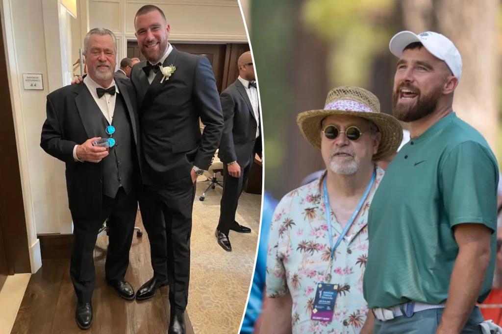 Travis Kelce's father reveals he was 'banned forever' by X as he hits the ramp